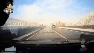 1차로 정속주행 VS 2차로 버스