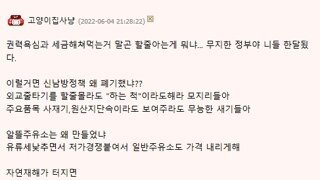 옛날 글 보다가 내란수괴 한달차때 내 댓글 봄