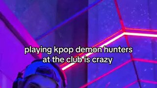 외국 클럽 kpop 데몬헌터스 반응